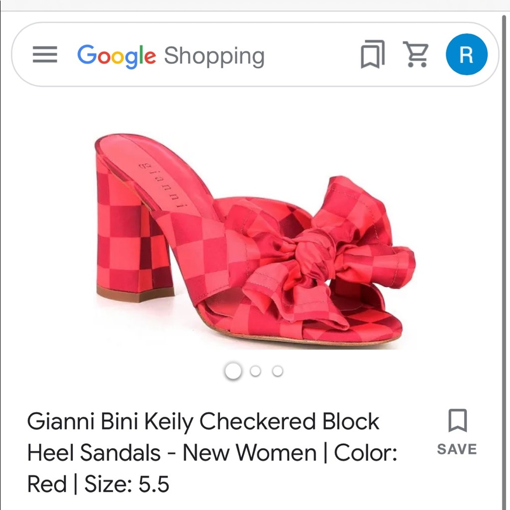 GIANNI BINI KELLY CHECKEDED BLOCK HEELS